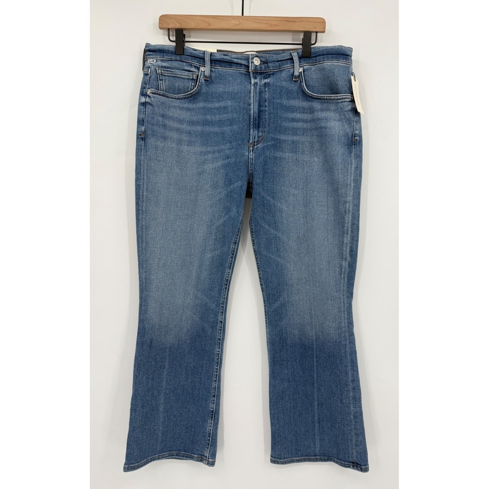 Citizens of Humanity Jeans Womens 32 Blue Isola Cropped Boot Anthropologie NEW